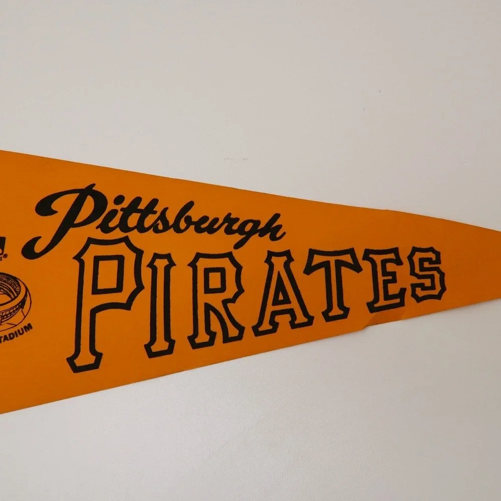 Pittsburgh Pirates Vintage 70s Three Rivers Stadium Pennant 30